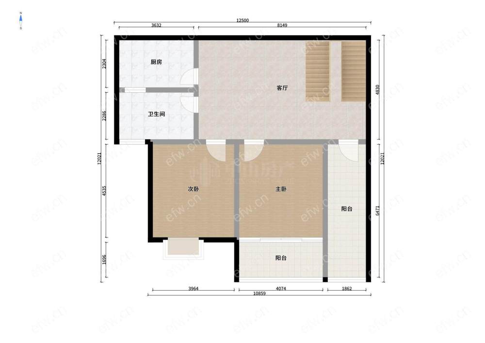 清扬康臣 4室3厅  拎包入住