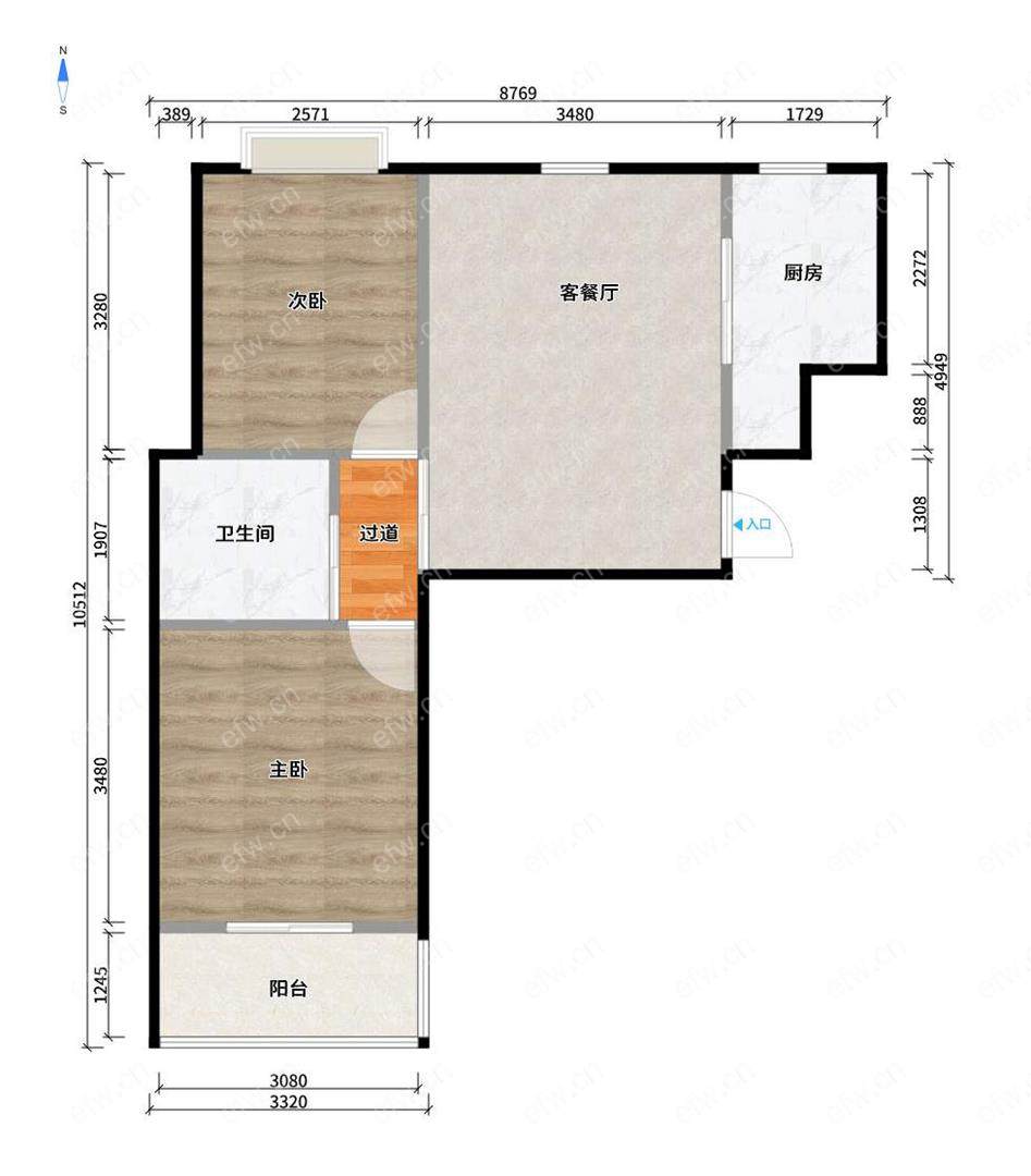 惠麓苑 豪装30多万 2室2厅