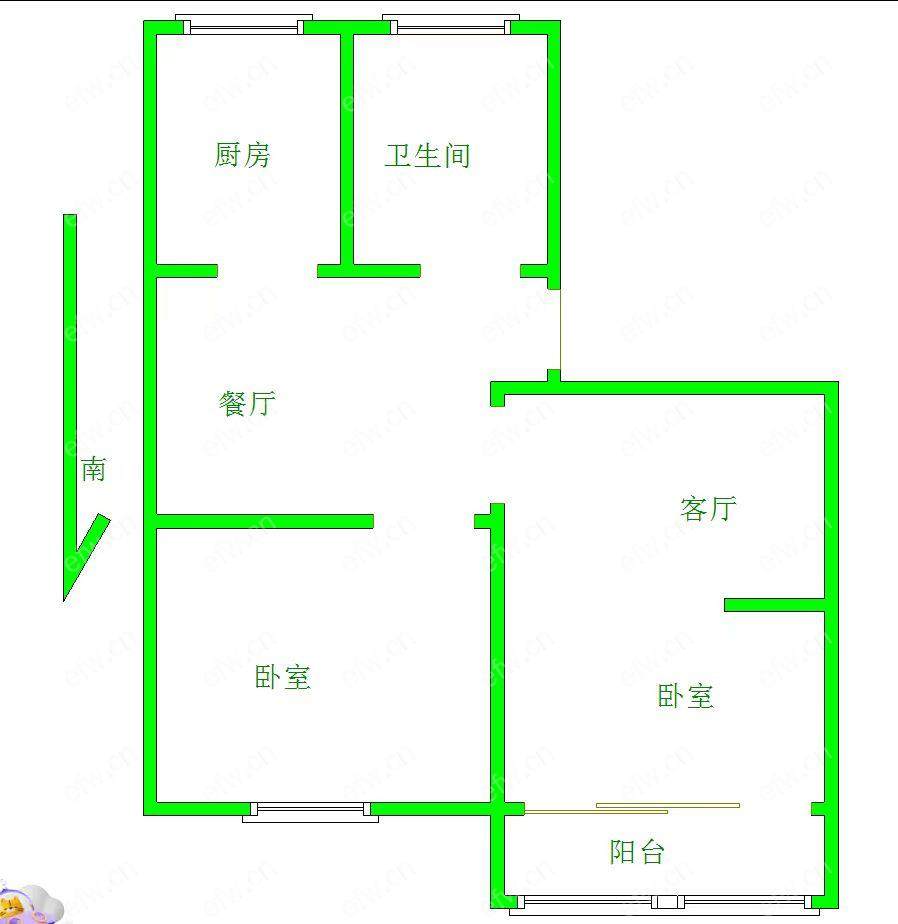 民丰里 2室1厅！！！