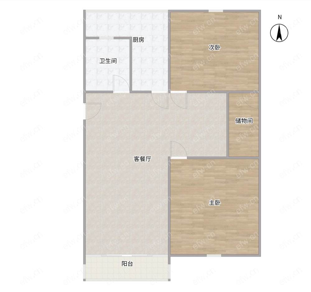 小木桥北3房出售，满5
