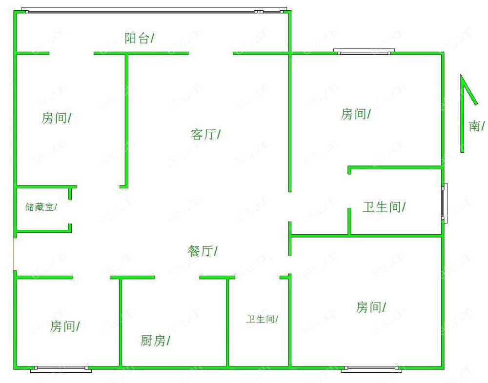 万科北门塘上二期（大塘锦园二期）  简装4房 南北通透 全新未住 性价比 业主诚售