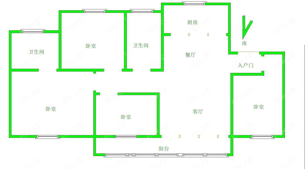 天一新著四室两厅两卫双阳台