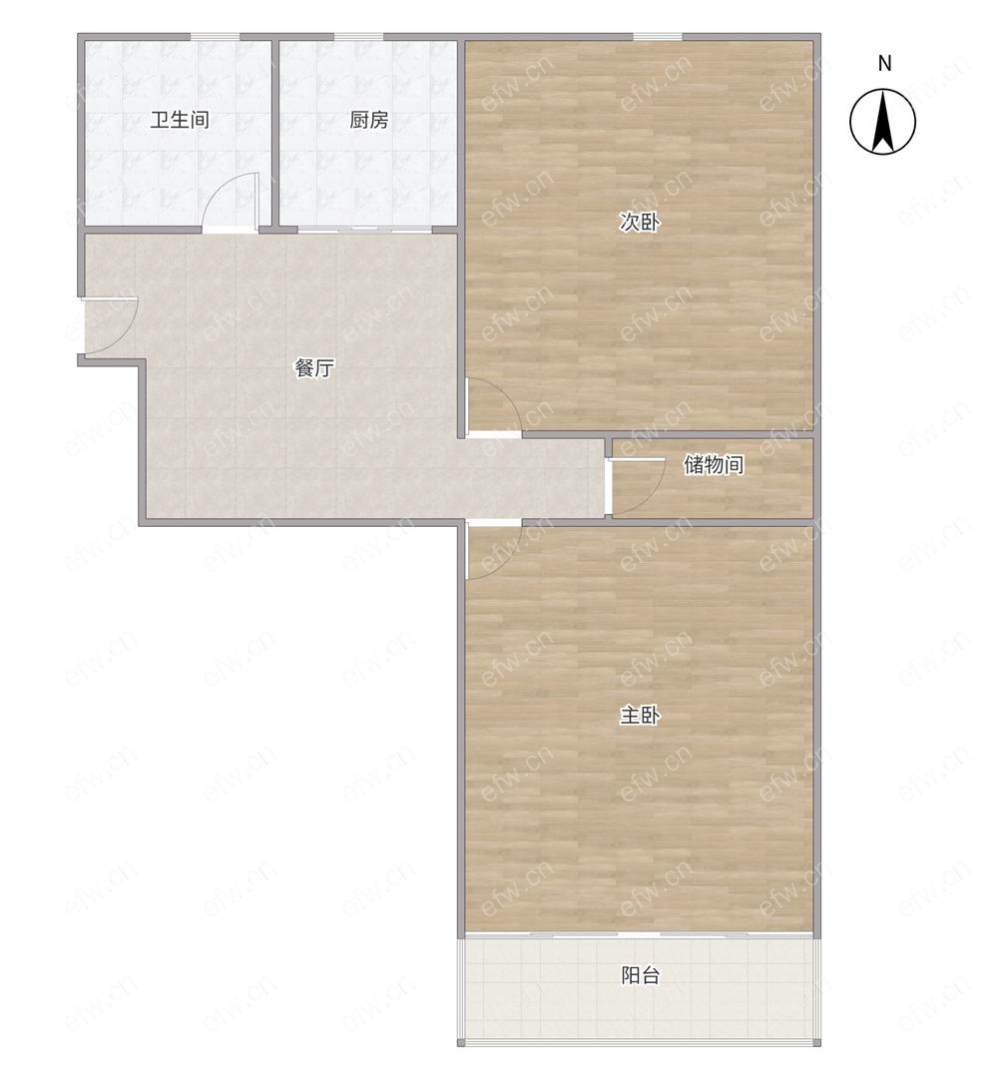 刘潭三村  2室1厅