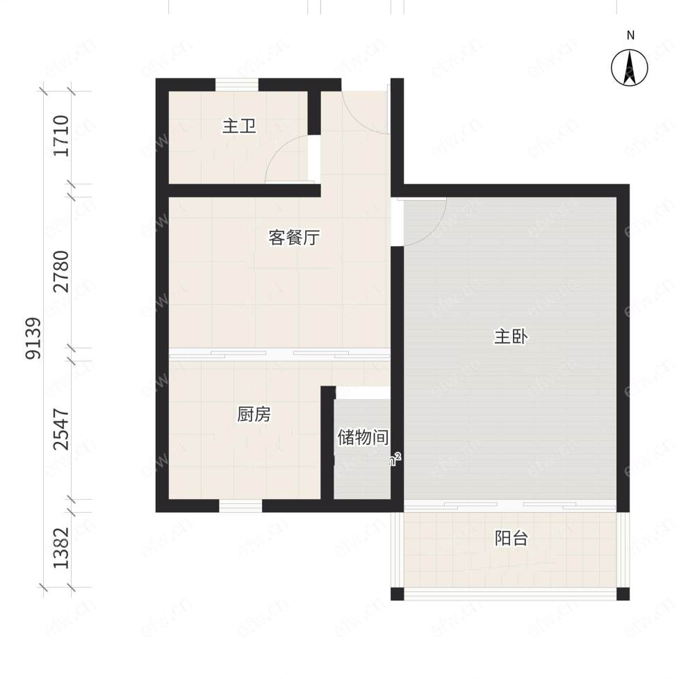 五河新村 顶楼一室 价格看中可谈