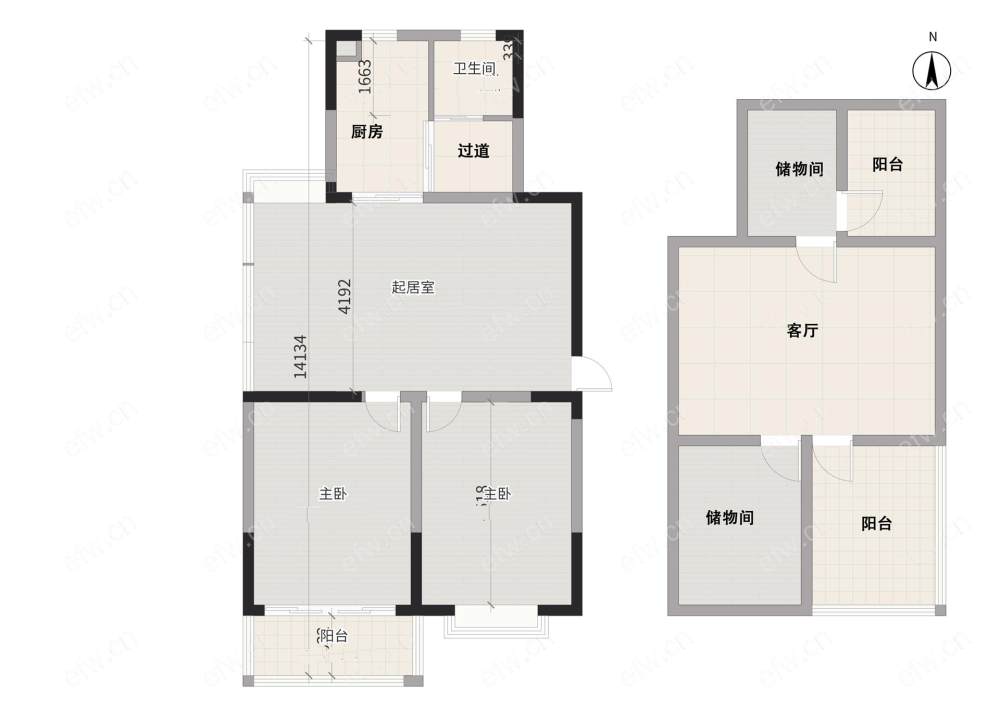 五河苑 3房2厅  自住精装修