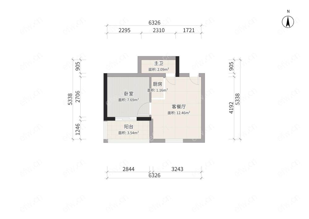 地铁三号线欧尚超市虹桥医院精装电梯中间层带燃气住宅商品房