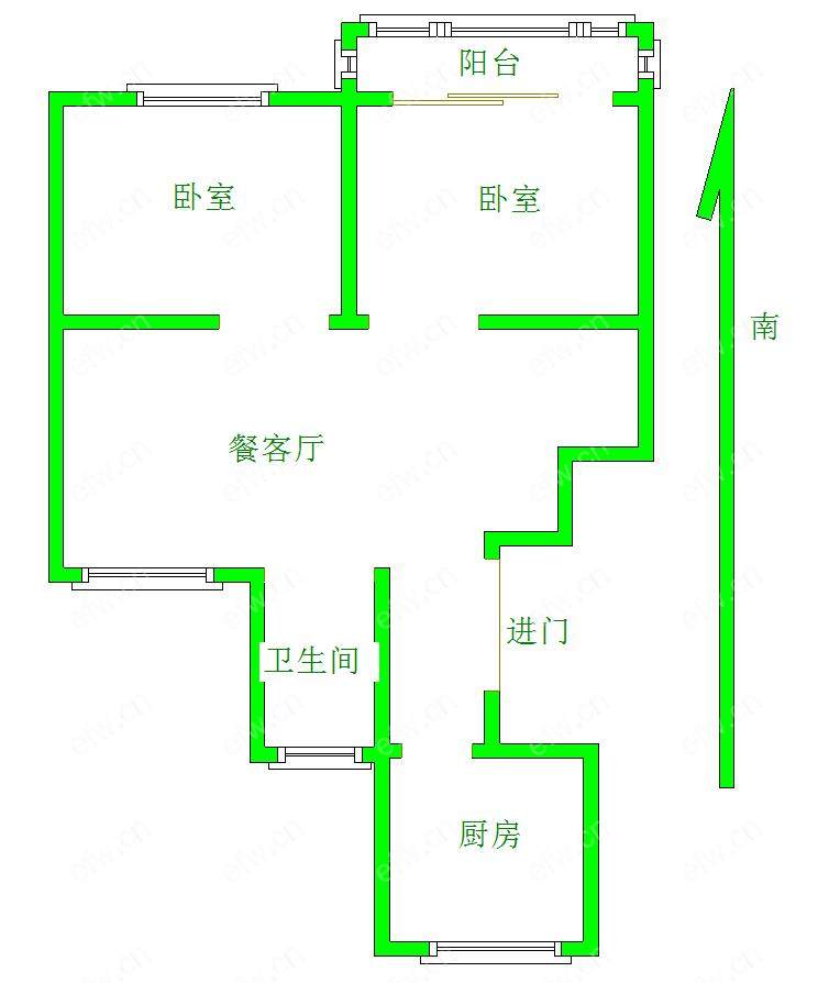 锡景苑 1室1厅....