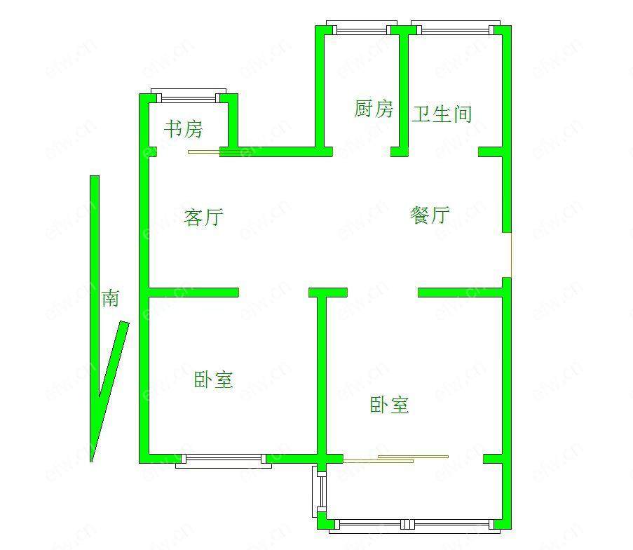 天一花园 经典2房 东边户 全明 精装修！