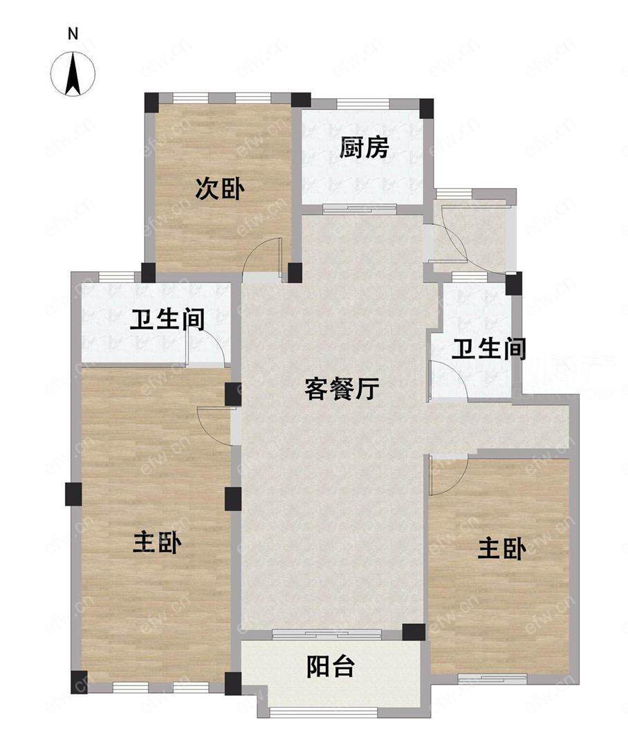 阳光100阿尔勒 3室2厅