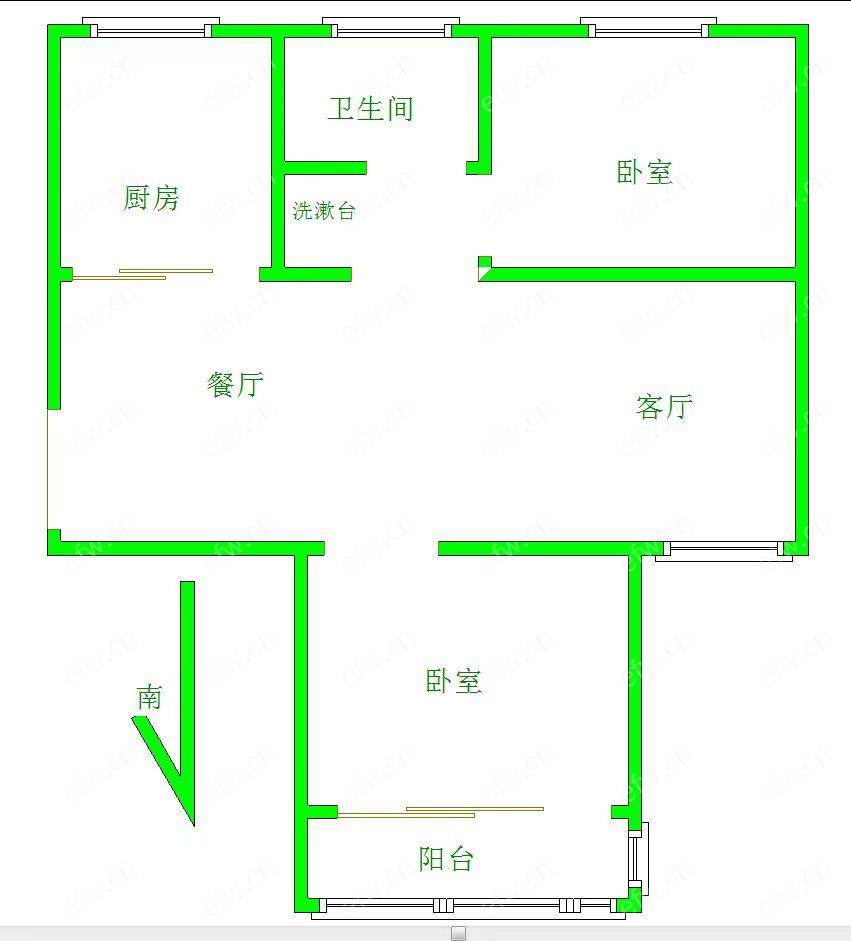 丰涵家园 2室2厅000