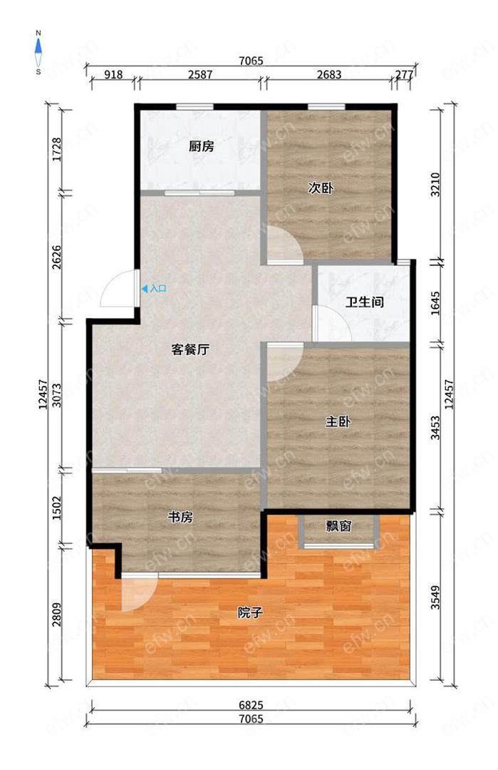 精装二房 一楼带大院子有车位