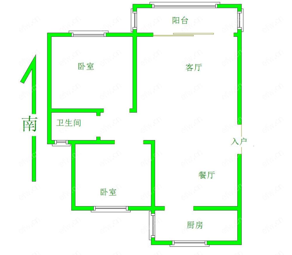 看房随时，干净整洁拎包入住，出门大润发