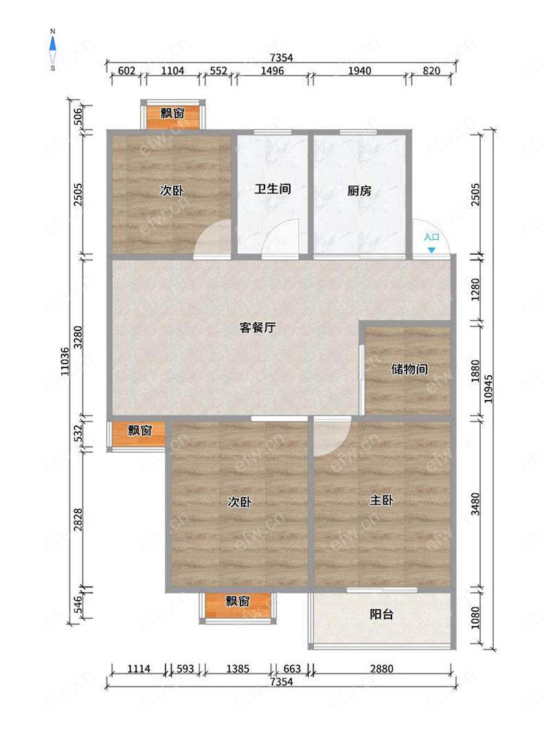 (null)楼梯3楼.婚装3房 拎包入住