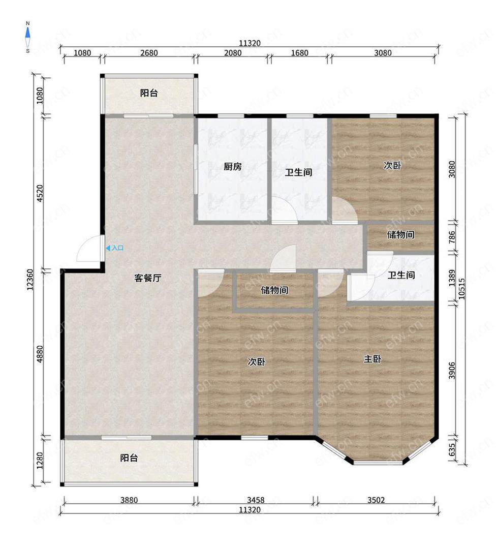 惠泉花园    三房出售     全屋地板1