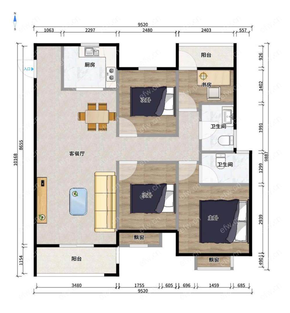 天渝骄园纯毛坯3室2厅2万   看房钥匙