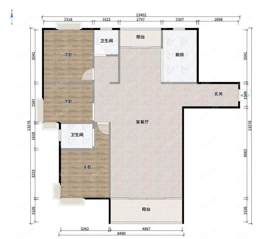 理想城市九期，大三房