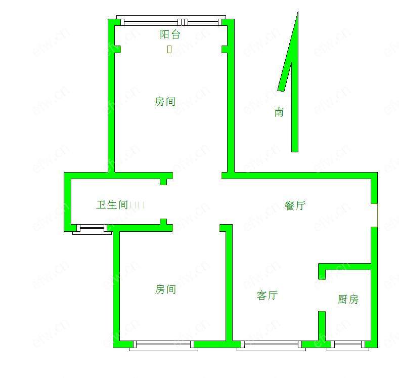 新街家园  2室2厅