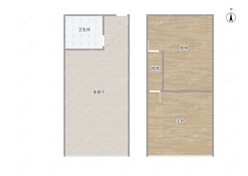 优族联盟(人民中路88号) 1室2厅