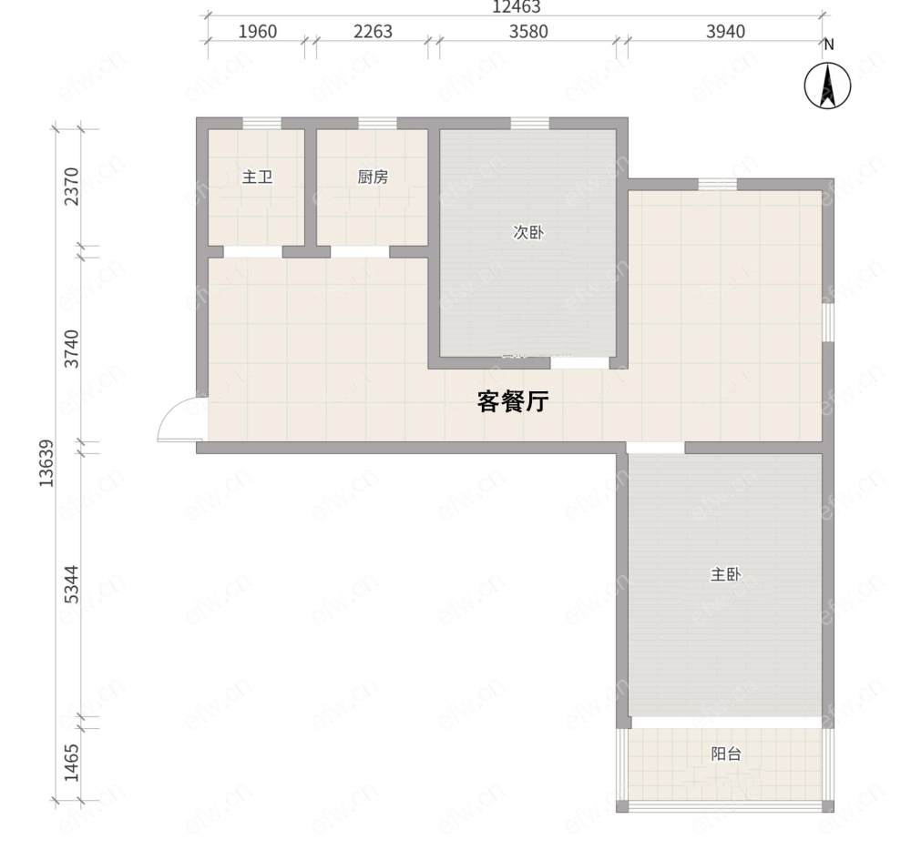 龙塘西苑（1-30) 2室2厅