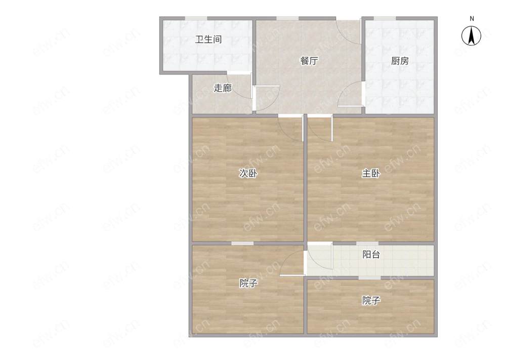 中市桥上塘街小区 2室1厅一楼带双院 看房提前约