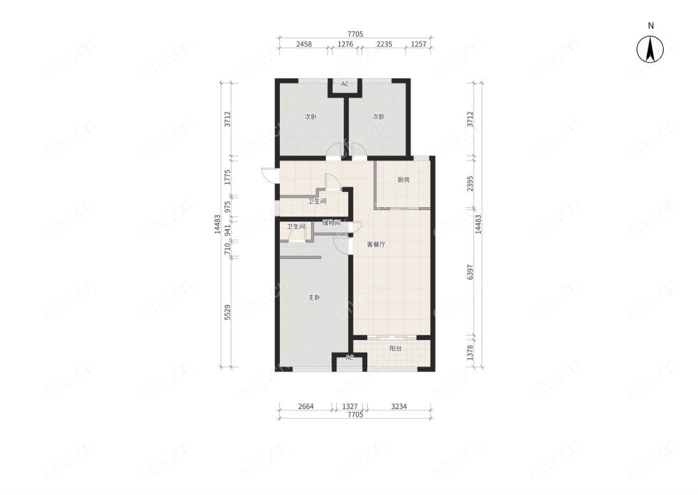 交通方便。采光好。房型好