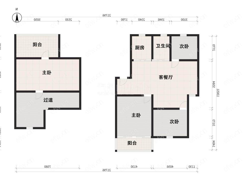 民丰西苑 顶楼三房 带阁楼