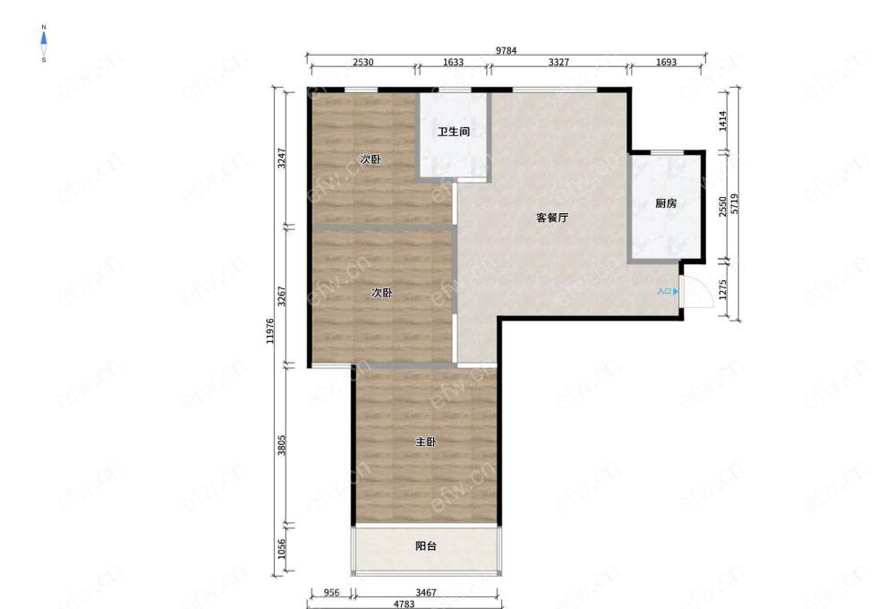 新街家园 难得一见的精装户型,总价低,朝向好！