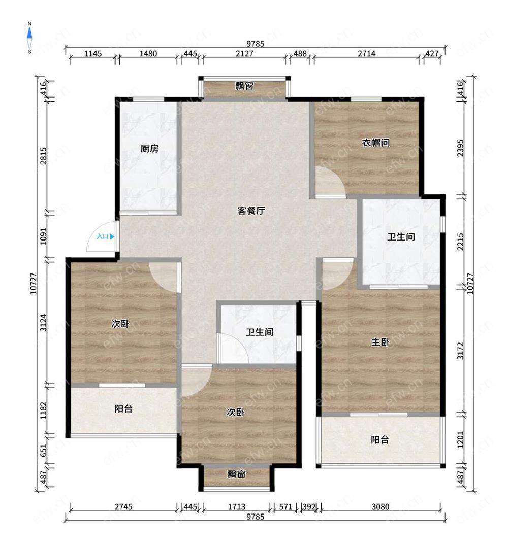 惠麓苑 4房2卫 土出另算