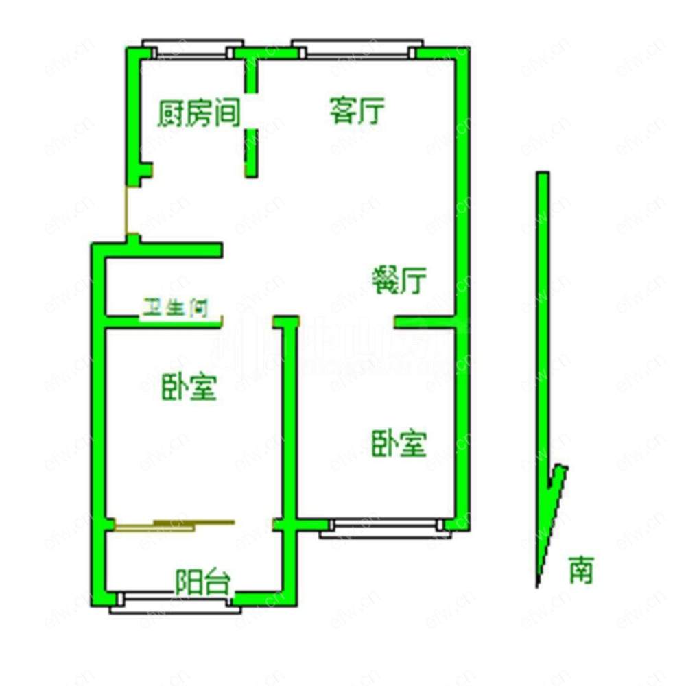 军嶂新村 2室2厅