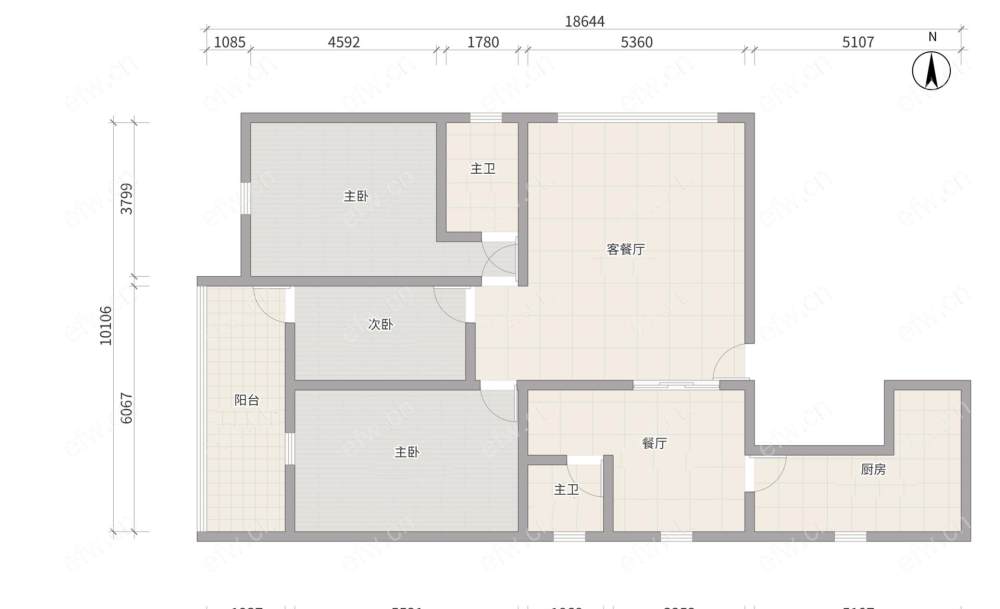 三室两卫 精装洋房出售拎包入住