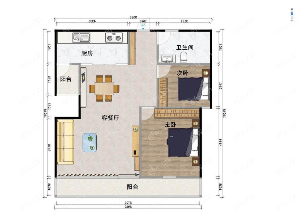 阳光100际新城东区精装2房诚心卖