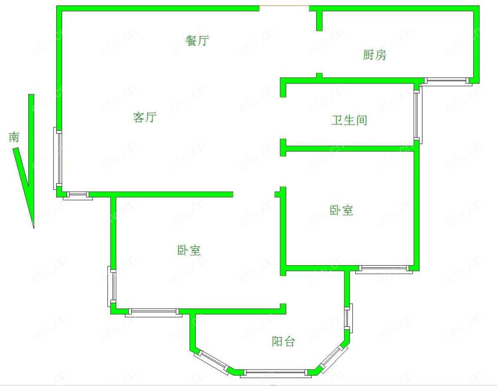 广石家园 2室2厅！！！