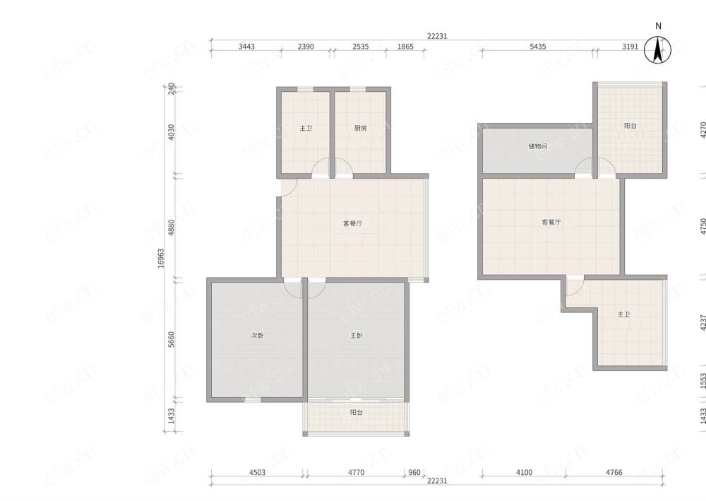 五河苑3房带阁楼 使用面积大