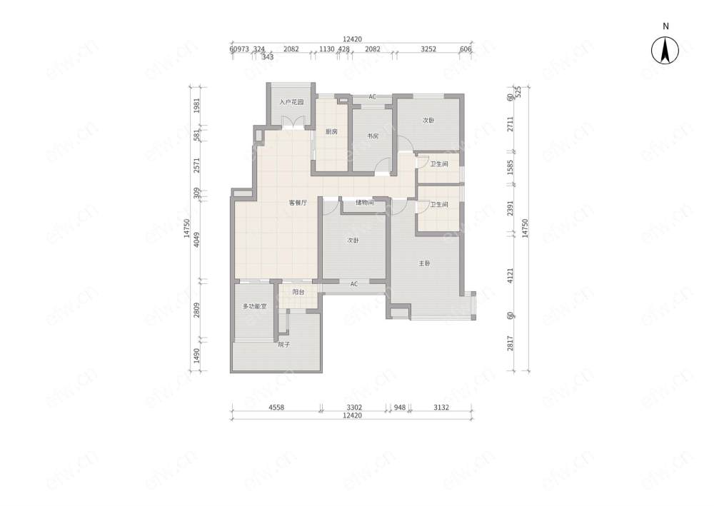 信世家璞园 5室2厅