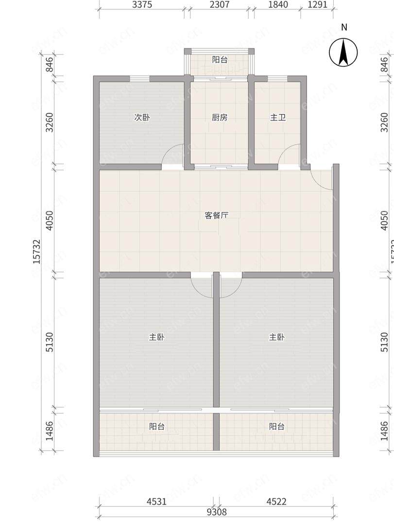 黄巷新村 3室2厅 中间楼层 精装修