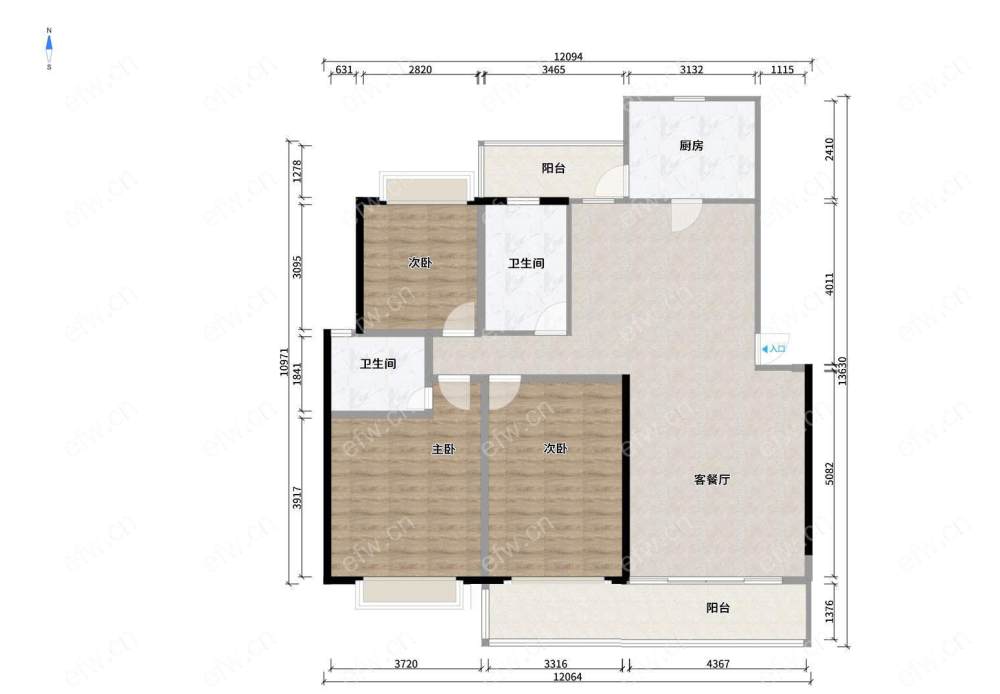 天一城 4房 全明户型 另送家电