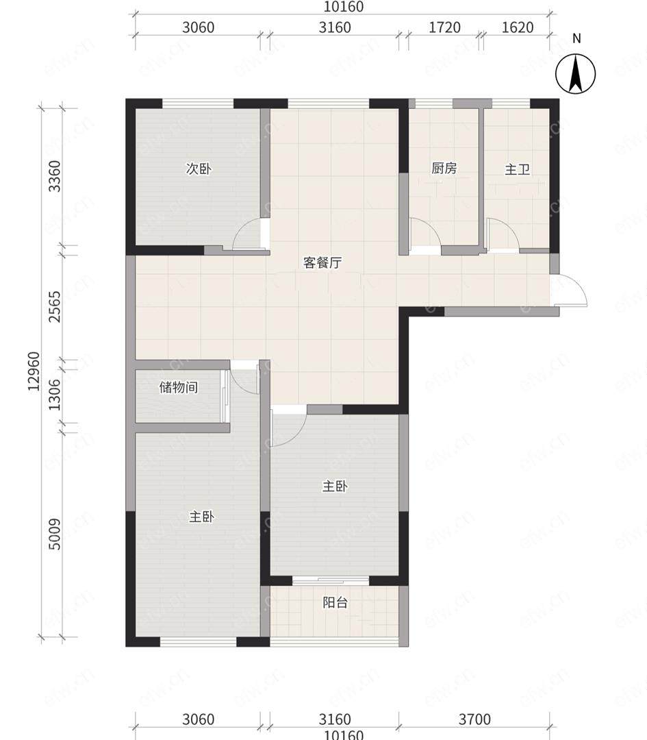 广石家园 3室2厅 地铁口