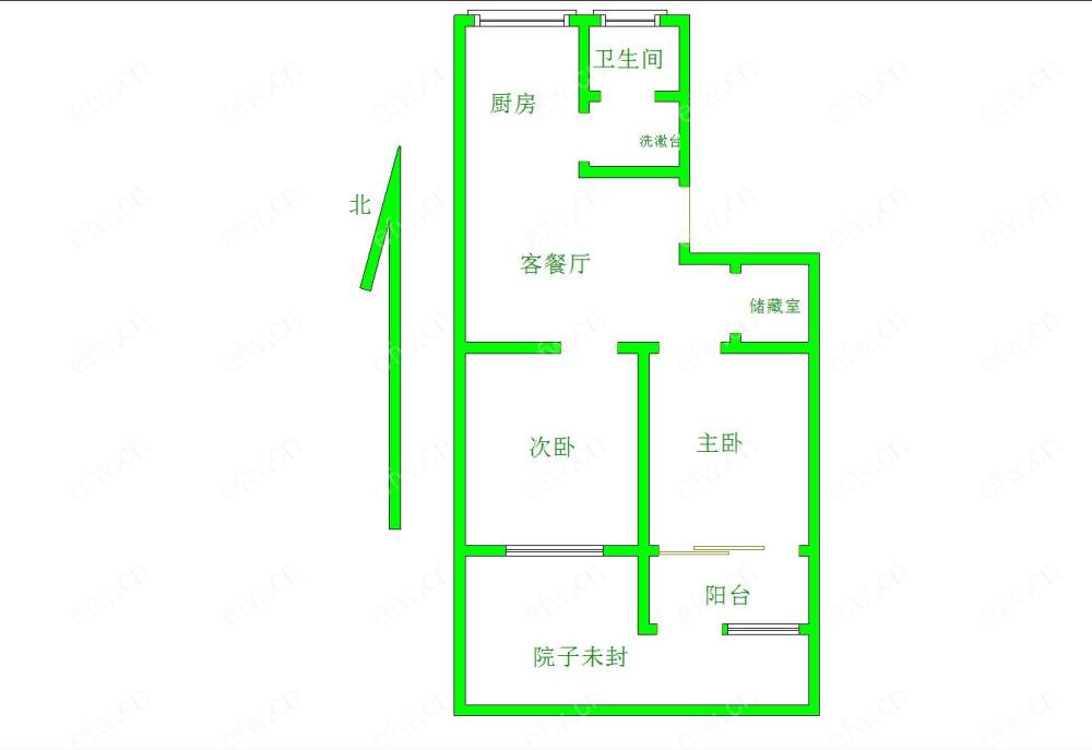 西园里   精装2室带双院