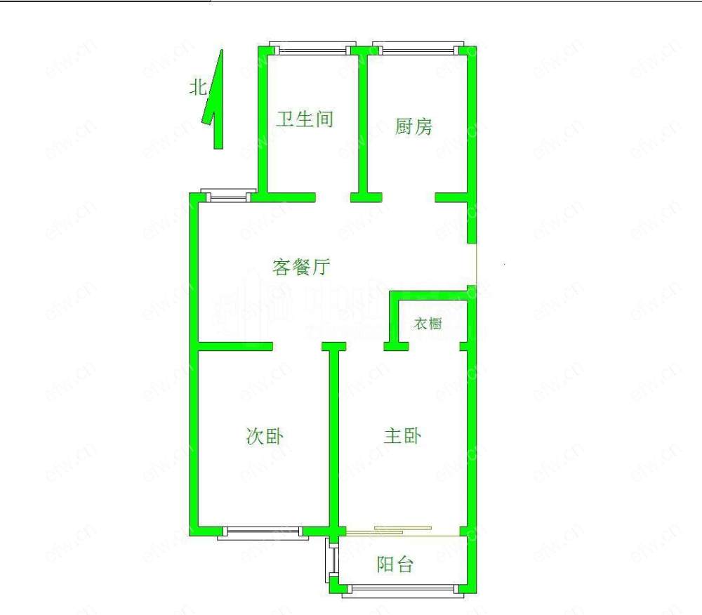 蠡溪苑西（33-67号） 2室1厅