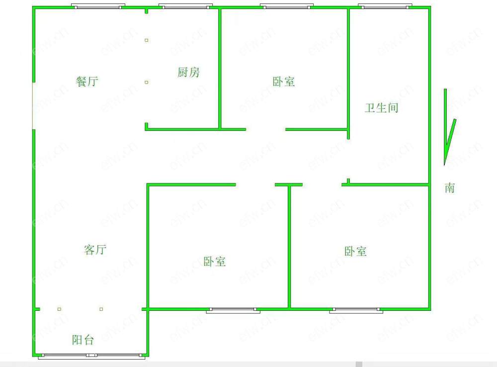 village room室hall厅 area平