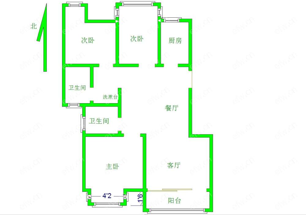 瑜憬湾精装三房二卫拎包入住