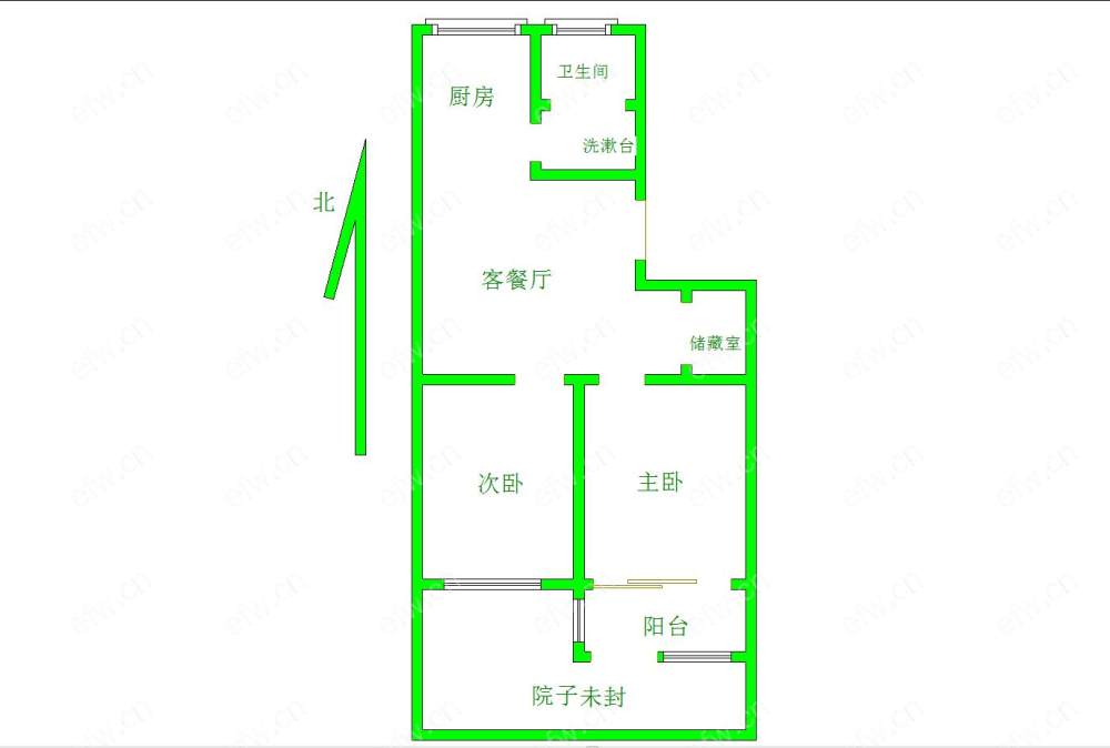 西园里   精装2室带双院