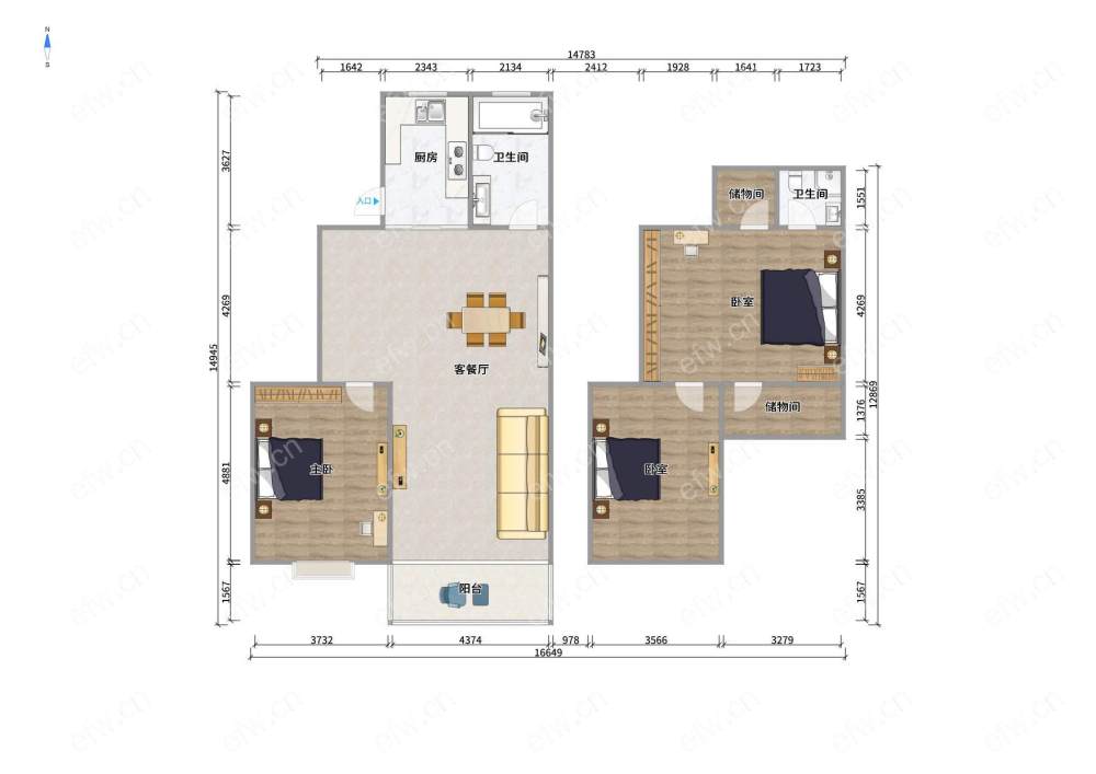 电梯商品房 盛星苑 2室2厅自住精装修  房东诚心卖