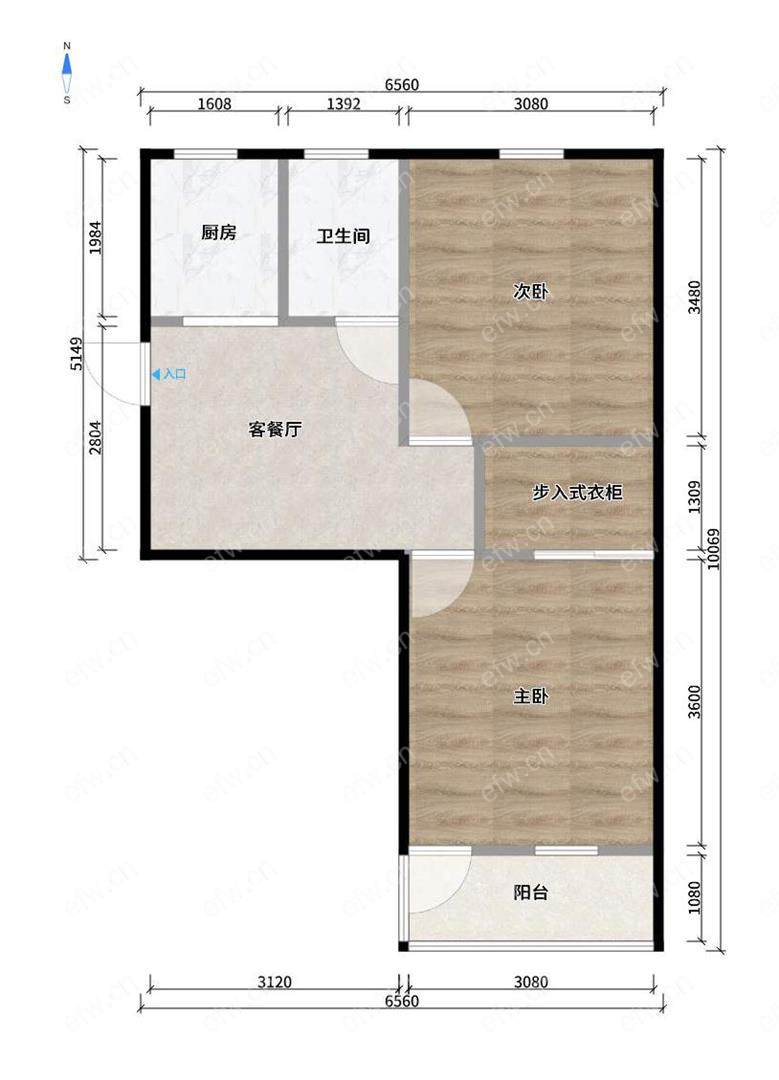 惠峰新村 2室1厅  精装修