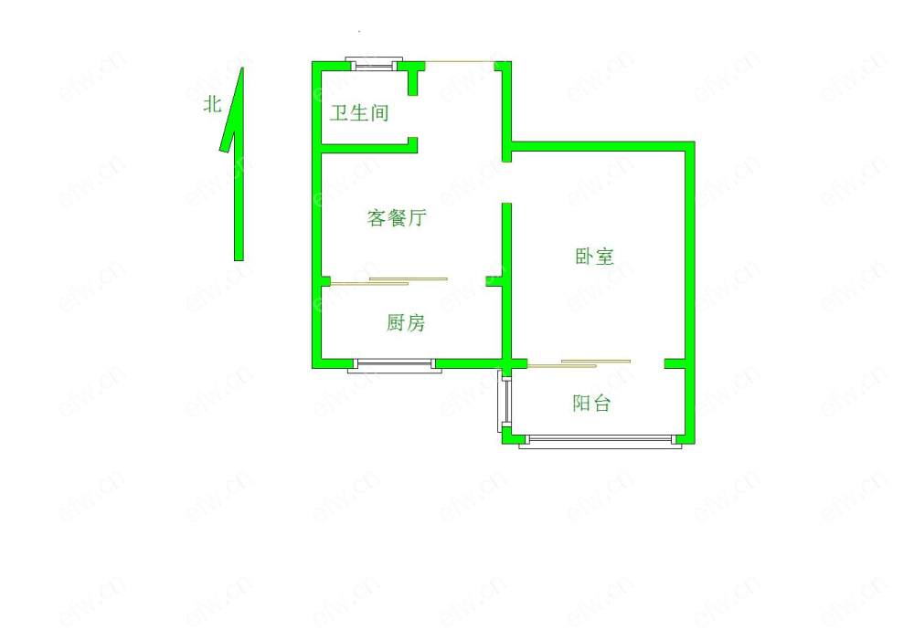 西园里   1室1厅