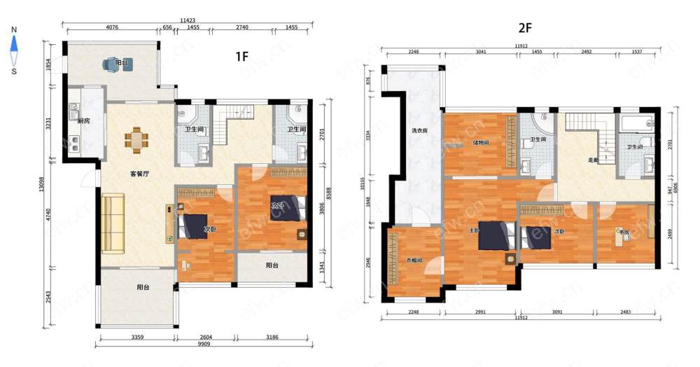 融创逸墅 顶楼复式 全屋地暖空调新房超百万装修