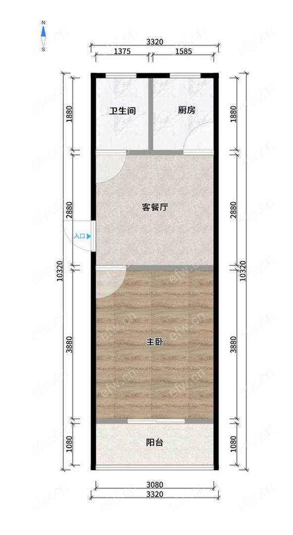 盛岸二村单间出售随时看房