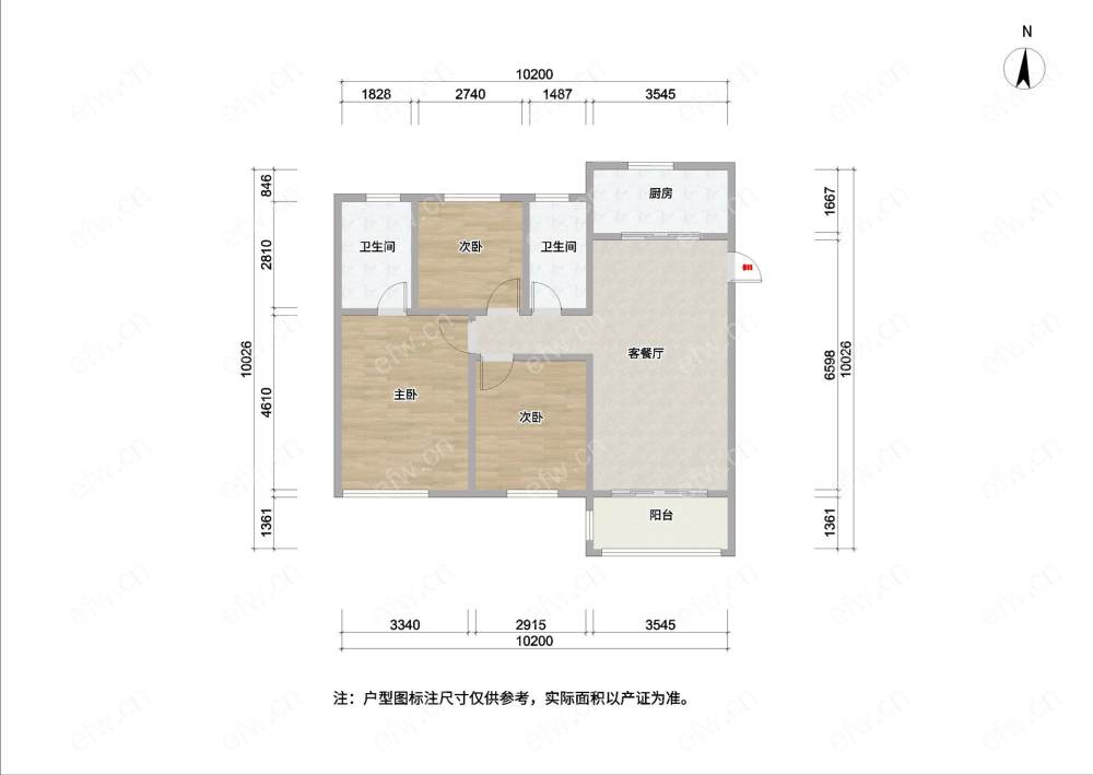 华润橡树湾 3室2厅