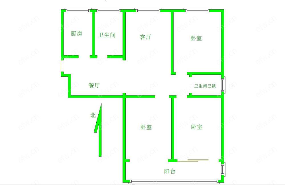 西园里    3室2厅