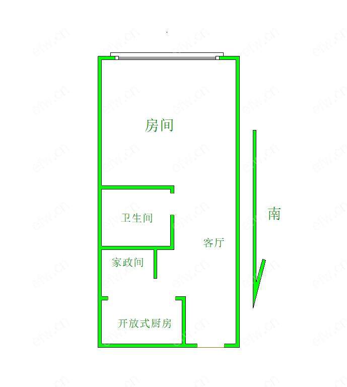 万荟城 1室1厅.。。。。